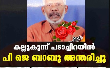കല്ലുകുന്ന് പടാച്ചിറയില്‍ പി ജെ ബാബു അന്തരിച്ചു