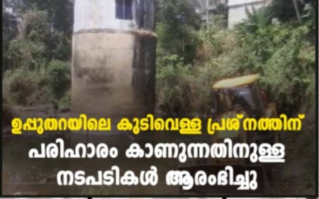 ഉപ്പുതറയിലെ കുടിവെള്ള പ്രശ്‌നത്തിന് പരിഹാരം കാണുന്നതിനുള്ള നടപടികള്‍ ആരംഭിച്ചു