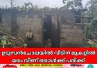 ഉടുമ്പൻചോലയിൽ വീടിന് മുകളിൽ മരം വീണ് ഒരാൾക്ക് പരിക്ക് 