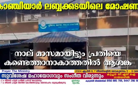 കാഞ്ചിയാര്‍ ലബ്ബക്കടയിലെ മോഷണം: നാല് മാസമായിട്ടും പ്രതിയെ കണ്ടെത്താനാകാത്തതില്‍ ആശങ്ക