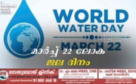 മാര്‍ച്ച് 22 ലോക ജല ദിനം