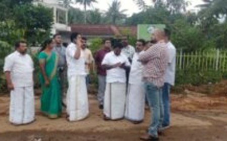 നിർമാണ പ്രവർത്തനങ്ങൾ നേരിട്ടെത്തി വിലയിരുത്തി മന്ത്രി റോഷി അഗസ്റ്റിൻ