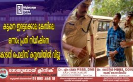 കട്ടപ്പന ഇരട്ടകൊലപാതക കേസിലെ ഒന്നാം പ്രതി നിധീഷിനെ കോടതി പൊലീസ് കസ്റ്റഡിയിൽ വിട്ടു