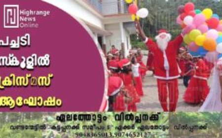 പച്ചടി സ്‌കൂളില്‍ ക്രിസ്മസ് ആഘോഷം