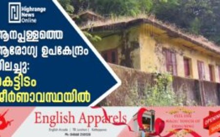 ആനപ്പള്ളത്തെ ആരോഗ്യ ഉപകേന്ദ്രം നിലച്ചു: കെട്ടിടം ജീര്‍ണാവസ്ഥയില്‍