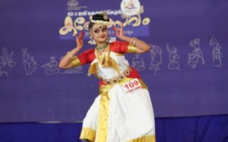 കേരളനടനത്തിൽ മികച്ച പ്രകടനവുമായി കല്യാണി ബിലേഷ്