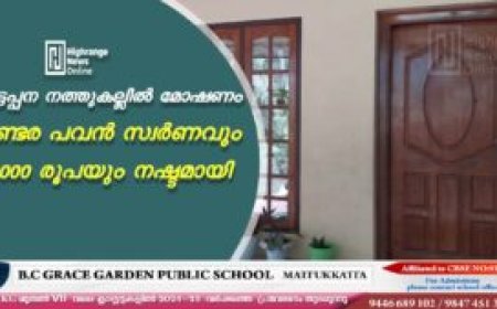 കട്ടപ്പന നത്തുകല്ലിൽ മോഷണം: രണ്ടര പവൻ സ്വർണവും 5000 രൂപയും നഷ്ടമായി