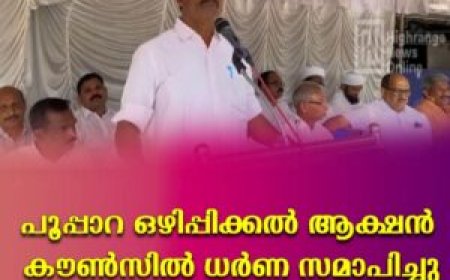 പൂപ്പാറ ഒഴിപ്പിക്കൽ: ആക്ഷൻ കൗൺസിൽ ധര്‍ണ സമാപിച്ചു