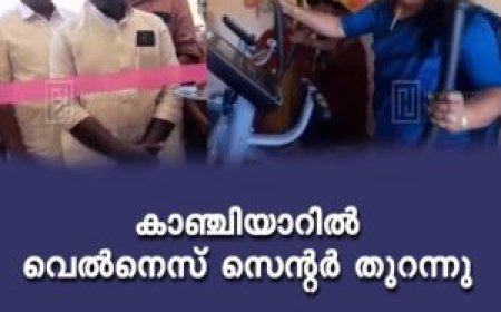 കാഞ്ചിയാറില്‍ വെല്‍നെസ് സെന്റര്‍ തുറന്നു