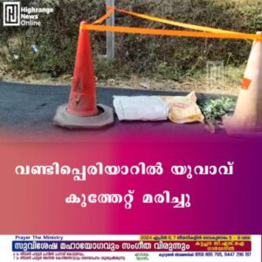വണ്ടിപ്പെരിയാറിൽ യുവാവ് കുത്തേറ്റ് മരിച്ചു
