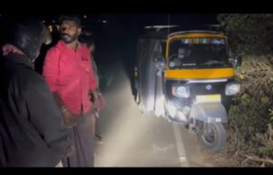 കാട്ടുപന്നി അക്രമണത്തിൽ ഓട്ടോ ഡ്രൈവർക്ക് പരിക്ക്