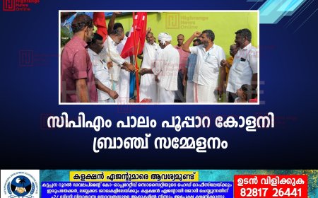 സിപിഎം പാലം പൂപ്പാറ കോളനി ബ്രാഞ്ച് സമ്മേളനം