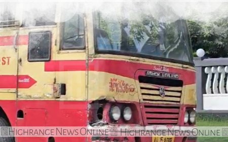 അടിമാലിയില്‍ കെഎസ്ആര്‍ടിസി ബസും ബൈക്കും കൂട്ടിയിടിച്ച് രണ്ടുപേര്‍ക്ക് പരിക്ക്