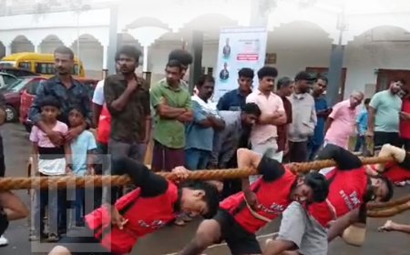 വടംവലി മത്സരം സംഘടിപ്പിച്ചു