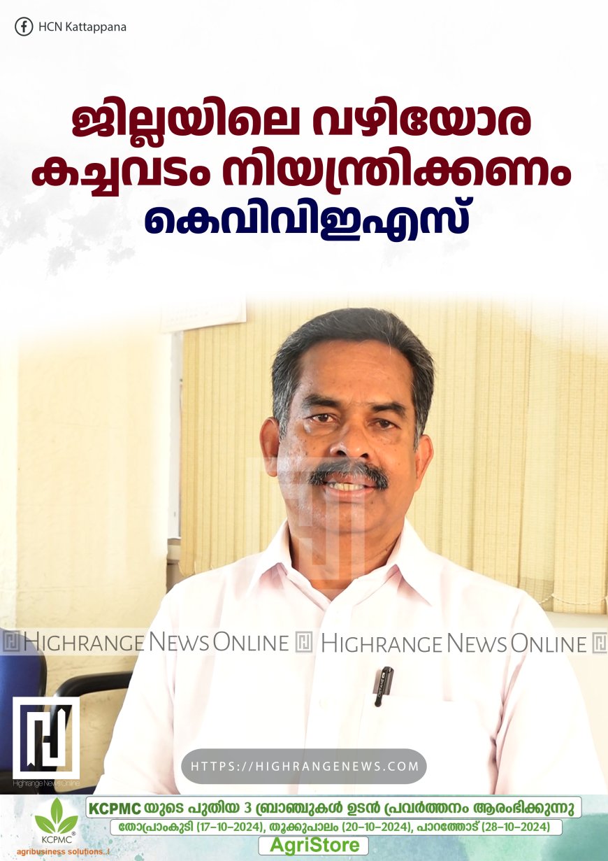 ജില്ലയിലെ വഴിയോര കച്ചവടം നിയന്ത്രിക്കണം:  കെവിവിഇഎസ് 