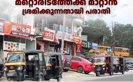മേരികുളത്തെ ഓട്ടോറിക്ഷ സ്റ്റാന്‍ഡ് മറ്റൊരിടത്തേക്ക് മാറ്റാന്‍ ശ്രമിക്കുന്നതായി പരാതി