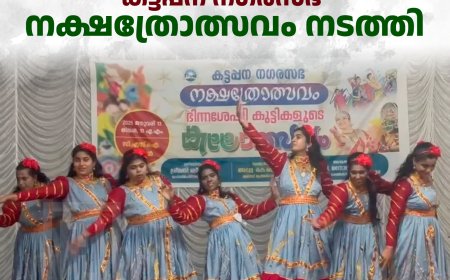 കട്ടപ്പന നഗരസഭ നക്ഷത്രോത്സവം നടത്തി