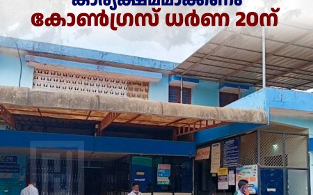 നെടുങ്കണ്ടം താലൂക്ക് ആശുപത്രിയുടെ പ്രവര്‍ത്തനം കാര്യക്ഷമമാക്കണം: കോണ്‍ഗ്രസ് ധര്‍ണ 20ന് 