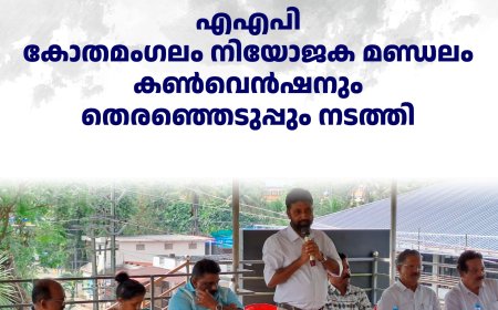   എഎപി കോതമംഗലം നിയോജക മണ്ഡലം കണ്‍വെന്‍ഷനും തെരഞ്ഞെടുപ്പും നടത്തി 