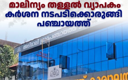 അടിമാലിയിൽ മാലിന്യം തള്ളൽ വ്യാപകം: കർശന നടപടിക്കൊരുങ്ങി പഞ്ചായത്ത്
