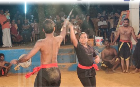 വെള്ളിലാംകണ്ടം ഓലിക്കല്‍ കളരി സംഘം വാര്‍ഷികം ആഘോഷിച്ചു