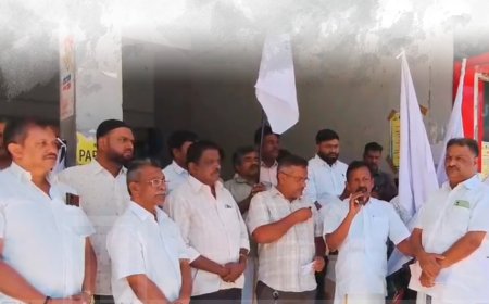   വണ്ടിപ്പെരിയാര്‍ പഞ്ചായത്ത് ഓഫീസിന് മുമ്പില്‍ കെവിവിഇഎസ് സമരം നടത്തി 