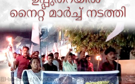 ഡിവൈഎഫ്‌ഐ ഉപ്പുതറയില്‍ നൈറ്റ് മാര്‍ച്ച് നടത്തി