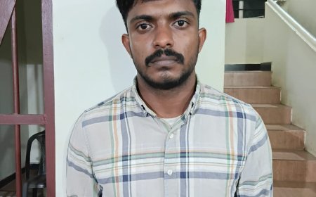 അന്യാര്‍തൊളുവില്‍ ഹാഷിഷ് ഓയിലുമായി ആലപ്പുഴ സ്വദേശി അറസ്റ്റില്‍
