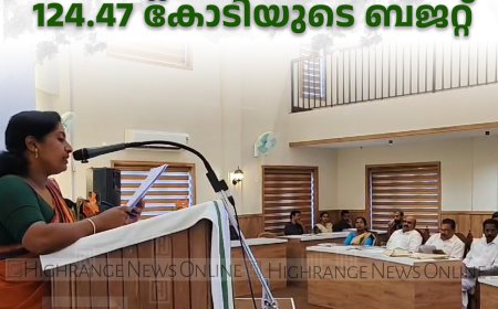 ജില്ലാ പഞ്ചായത്തിന് 124.47 കോടിയുടെ ബജറ്റ് 