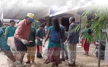 അയ്യപ്പന്‍കോവില്‍ പഞ്ചായത്തില്‍ മെഗാ ശുചീകരണം നടത്തി 
