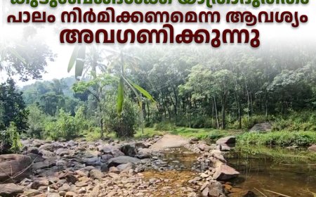 മാങ്കുളം മാങ്ങാപ്പാറക്കുടിയിലെ കുടുംബങ്ങള്‍ക്ക് യാത്രാദുരിതം: പാലം നിര്‍മിക്കണമെന്ന ആവശ്യം അവഗണിക്കുന്നു