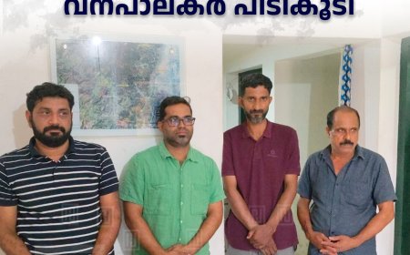മൂങ്കലാറില്‍ വന്യമൃഗ വേട്ടയ്‌ക്കെത്തിയ നാലംഗ സംഘത്തെ വനപാലകര്‍ പിടികൂടി