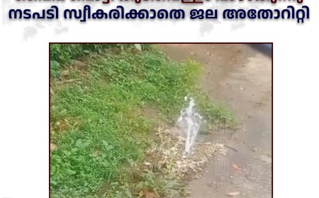 ഇരട്ടയാര്‍ കാറ്റാടിക്കവലയില്‍ പൈപ്പ് പൊട്ടി കുടിവെള്ളം പാഴാകുന്നു: നടപടി സ്വീകരിക്കാതെ ജല അതോറിറ്റി  