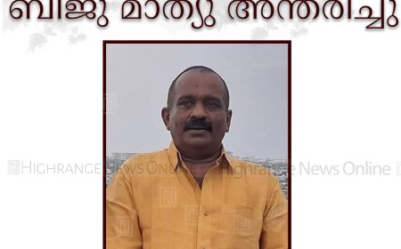കൊച്ചുതോവാള കുളക്കാട്ടുവയലിൽ ബിജു മാത്യു അന്തരിച്ചു 