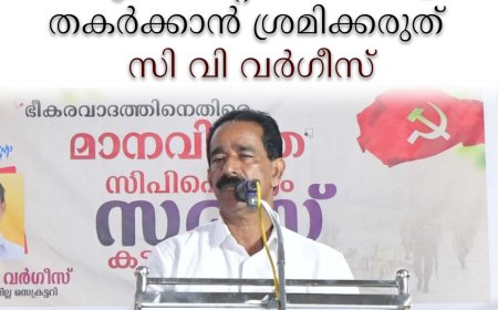 ഭീകരാക്രമണത്തിന്റെ മറവില്‍ രാജ്യത്തിന്റെ മതേതരത്വം തകര്‍ക്കാന്‍ ശ്രമിക്കരുത്: സി വി വര്‍ഗീസ്