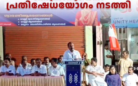 യുഡിഎഫ് തോപ്രാംകുടിയില്‍ പ്രതിഷേധയോഗം നടത്തി 