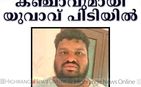 കുമളിയില്‍ കഞ്ചാവുമായി യുവാവ് പിടിയില്‍