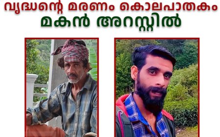 വണ്ടിപ്പെരിയാര്‍ ഡൈമൂക്കിലെ വൃദ്ധന്റെ മരണം കൊലപാതകം: മകന്‍ അറസ്റ്റില്‍ 