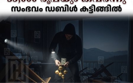 വീട് കുത്തിത്തുറന്ന് ഒന്നര പവന്‍ സ്വര്‍ണവും 35,000 രൂപയും കവര്‍ന്നു: സംഭവം ഡബിള്‍ കട്ടിങ്ങില്‍