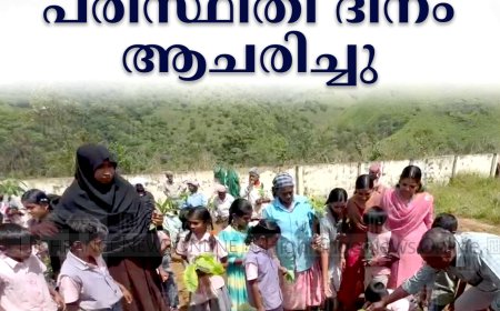 വണ്ടിപ്പെരിയാര്‍ പഞ്ചായത്ത് പരിസ്ഥിതി ദിനം ആചരിച്ചു