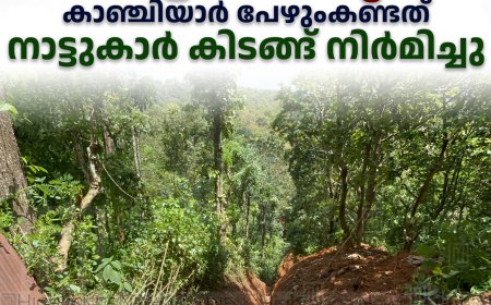കാട്ടാനശല്യം: കാഞ്ചിയാര്‍ പേഴുംകണ്ടത് നാട്ടുകാര്‍ കിടങ്ങ് നിര്‍മിച്ചു