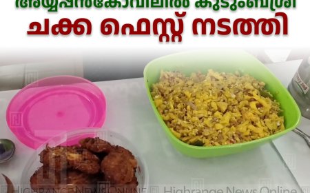 അയ്യപ്പന്കോവിലില് കുടുംബശ്രീ ചക്ക ഫെസ്റ്റ് നടത്തി