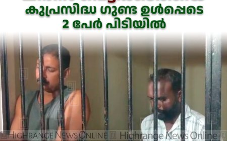 മറയൂരില്‍നിന്ന് ചന്ദനം വെട്ടിക്കടത്തിയ കുപ്രസിദ്ധ ഗുണ്ട ഉള്‍പ്പെടെ 2 പേര്‍ പിടിയില്‍