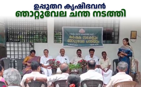 ഉപ്പുതറ കൃഷിഭവന്‍ ഞാറ്റുവേല ചന്ത നടത്തി