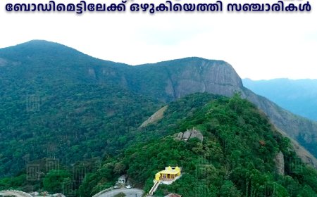മഞ്ഞുപുതച്ച മലനിരകളും തമിഴ്‌നാടിന്റെ വിദൂരക്കാഴ്ചകളും: ബോഡിമെട്ടിലേക്ക് ഒഴുകിയെത്തി സഞ്ചാരികള്‍