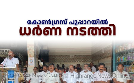 കോണ്‍ഗ്രസ് പൂപ്പാറയില്‍ ധര്‍ണ നടത്തി 