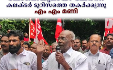 അന്യ സംസ്ഥാന ലോബിയുമായി ചേര്‍ന്ന് കലക്ടര്‍ ടൂറിസത്തെ തകര്‍ക്കുന്നു: എം എം മണി