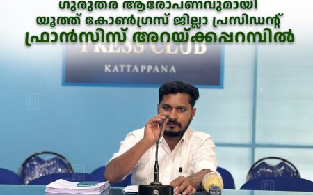 എസ്ടി ഫണ്ട് വകമാറ്റി ഉപ്പുതറ പഞ്ചായത്ത് പ്രസിഡന്റ് സ്വന്തം വീട്ടിലേക്ക് റോഡ് നിര്‍മിച്ചു: ഗുരുതര ആരോപണവുമായി യൂത്ത് കോണ്‍ഗ്രസ് ജില്ലാ പ്രസിഡന്റ് ഫ്രാന്‍സിസ് അറയ്ക്കപ്പറമ്പില്‍