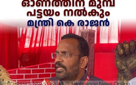 കട്ടപ്പന ടൗണ്ഷിപ്പില് ഓണത്തിന് മുമ്പ് പട്ടയം നല്കും: മന്ത്രി കെ രാജന്