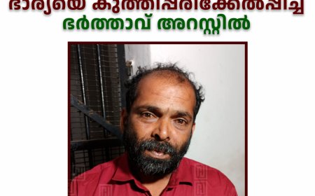 വാഴവര വാകപ്പടിയില്‍ ഭാര്യയെ കുത്തിപ്പരിക്കേല്‍പ്പിച്ച ഭര്‍ത്താവ് അറസ്റ്റില്‍ 